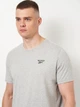 Футболка хлопковая спортивная длинная мужская Reebok 4M Mitra 100064838 L Серая (4065431333741) - изображение 4