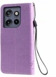 Обложка Motorola Edge 50 (чехол кот и дерево) Lilac (41061-3B) - изображение 2