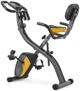 Велотренажер Hop-Sport HS-3010X Grix серо-желтый. Магнитный, складной, с эспандерами, до 110 кг, для дома, кардио - изображение 4