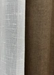 Комплект штор VR-Textil Лен Мешковина 200х270 2шт и Тюль 500х270 1476-115т Коричневый с белым 71-028/6 - изображение 7