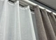 Комплект штор VR-Textil Льон Мішковина 150х270 2шт і Тюль 400х270 1769ш-115т Сірий з білим 71-029/3 - зображення 8
