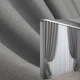 Комплект готових штор VR-Textil Льон-блекаут № 1797ш Сірий 150х270см 2 шт (33-0764) - зображення 1