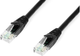 Patchcord Accura Cat 6 UTP 10 m Black (ACC2319) - obraz 1