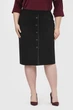 Спідниця INEDIT 40867 Black 6XL - зображення 3