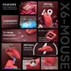Игровая беспроводная мышь Attack Shark X6 Red - изображение 7