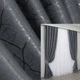 Комплект готовых штор VR-Textil Лен Саванна № 636ш Графитовый 100х270 см 2 шт (31-066) - изображение 1