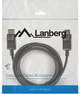 Кабель Lanberg DisplayPort - DisplayPort 1 м Black (5901969413380) - зображення 5