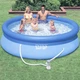 Надувной бассейн Intex 305×76 см – с фильтрующим насосом и сливным клапаном, большой бассейн для детей и взрослых - изображение 2