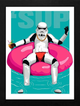 Obraz w ramce Abystyle Studio Original Stormtrooper Pool Boy (3665361155317) - obraz 1