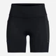 Велосипедки женские Under Armour UA Launch 6" Short 1383418-001 XS Черные (196885718304) - изображение 5