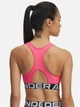 Спортивный топ для фитнеса женский Under Armour UA HG Mid Branded 1383544-672 M Розовый (198632638521) - изображение 2