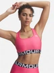 Спортивный топ для фитнеса женский Under Armour UA HG Mid Branded 1383544-672 M Розовый (198632638521) - изображение 9