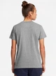 Футболка длинная женская Under Armour UA Rival Core SS 1383648-025 S Серая (197777960702) - изображение 2