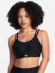 Спортивний топ для фітнесу жіночий Under Armour UA Infinity High 2.0 Bra 1384112-001 S D-DD Чорний (196885804052) - зображення 1
