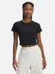 Футболка короткая женская Under Armour UA Rival Rib Baby Tee 6000264-001 M Черная (197779724319) - изображение 1