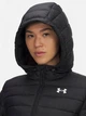 Куртка демисезонная короткая с капюшоном женская Under Armour UA Sportswear Insulate Jkt 6006353-001 XS Черная (198632572207) - изображение 4