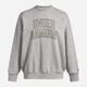 Свитшот оверсайз на флисе женский Under Armour Rival Flc OS Varsity Crew 6007880-014 XS Серый (198633299509) - изображение 3