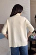 Светр INEDIT 10844 Latte ONE SIZE - изображение 4