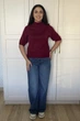 Свитер INEDIT 10849 Burgundy ONE SIZE - изображение 3