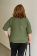 Свитер INEDIT 10847 Khaki ONE SIZE - изображение 3