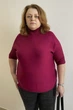 Свитер INEDIT 10847 Burgundy ONE SIZE - изображение 1