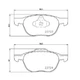Гальмівні колодки Bosch дискові передні FORD/MAZDA/VOLVO Focus/3/V50/S400/C70/C30 0986495215 - зображення 2