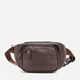 Сумка бананка на пояс чоловіча шкіряна Tiding Bag t0186C Коричнева - зображення 5