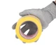 Стрічка малярна 72мм, 40м, жовта INTERTOOL DM-7240 - зображення 3