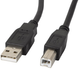 Kabel Accura USB 2.0 Type-A - USB Type-B Ferrite 1.8 m Black (5904726951781) - obraz 1