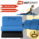 Мат для фитнеса и йоги Hop-Sport TPE 0 6 см HS-T006GM синий гимнастический коврик йога-мат - изображение 10