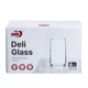 Набор стаканов Deli Glass высоких 6 штук по 360 мл TS Kitchen HP557 - изображение 3