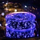 Гірлянда Роса нитка 1000 LED 100 м з пультом від мережі зелений/синій GarlandoPro 1000L100MGBL - зображення 3
