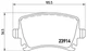 Тормозные колодки BREMBO P85073 Volkswagen Passat, EOS, Golf, Touran, Caddy, Scirocco; Seat Leon, Toledo; Skoda Octavia, Superb; Audi A3, A6, A4, Allroad, TT 8E0698451M, 8E0698451J, 8E0698451F - изображение 2