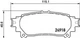 Колодки гальмові BREMBO P83152 Toyota Prius; Lexus RX 0446648140, 0446648130, 044660E010 - зображення 2