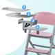 Стільчик для годування Kinderkraft Livy Aster Pink (KHLIVY00PNK0000) - зображення 6