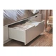 Каркас двоспального ліжка IKEA NORDLI 160x200 см з шухлядами білий 003.498.49 - зображення 6