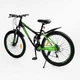 Велосипед спортивний 26" Corso Rend RD-320 Shimano 15" 21 швидкість Чорно-зелений (168078) - изображение 6