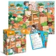 Пазл Ищи и находи "Дары осени" 300666 DoDo, 80 деталей, 28х39 см, 2 двосторонние карточки с заданиями, в коробке (4823115911001) - изображение 4