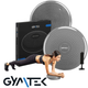 Балансировочная подушка Gymtek серая с насосом: Массажная, 33 см, до 150 кг. Для фитнеса, йоги, реабилитации, офиса - изображение 5
