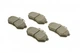 Гальмівні колодки BOSCH 0 986 466 700 Audi A4, 80, 100 357698151, 431698151D, 431698151F - зображення 3