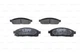Колодки гальмові BOSCH 0986494268 Mitsubishi L200, Pajero MZ690356, D1060JX50B, AY040NS158 - зображення 1