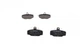 Тормозные колодки BOSCH 0986469810 Ford Sierra, Scorpio D85GB2M008AG, 87GX2M008BB, 87GB2M008BA - изображение 1