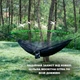 Туристический подвесной гамак с москитной сеткой и карманом Tac Maven MYNEST HAMMOCK WITH NET 220х120 см нейлон для кемпинга, похода, пикника Черный - изображение 6