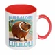 Чашка с печатью "Burbaloni Luliloli" (цвет красный) (28726) - изображение 2