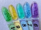 Гель з сухоцвітами для декору нігтів Flower Gel SVN 10 (5гр) зелений - зображення 3