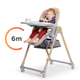 Стільчик для годування KinderKraft Lastree Grey (KHLAST00GRY0000) - зображення 12