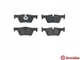 Гальмівні колодки BREMBO P06071 BMW 4 Series, 3 Series, 1 Series, 2 Series, X3 34216873093, 34216850569, 34206873094 - зображення 2