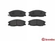 Гальмівні колодки BREMBO P30013 SsangYong Kyron, Actyon, Rexton; Hyundai H-1, Trajet, Santa Fe 48130090A1, 48130091A0, 4813008260 - зображення 2