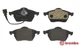 Гальмівні колодки BREMBO P85045 Audi TT, A3; Skoda Octavia; Volkswagen Golf, Bora, Polo; Сеат Леон, Ibiza, Toledo 8N0698151E, 8N0698151C, 8N0698151A - зображення 2
