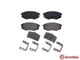 Гальмівні колодки BREMBO P30055 Hyundai IX20, Sonata; KIA Soul 581011KA00, 581012SA00, 58101B2A10 - зображення 2